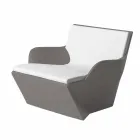 Fauteuil avec accoudoirs Slide Kami Design moderne fabriqué en Italie Viadurini
