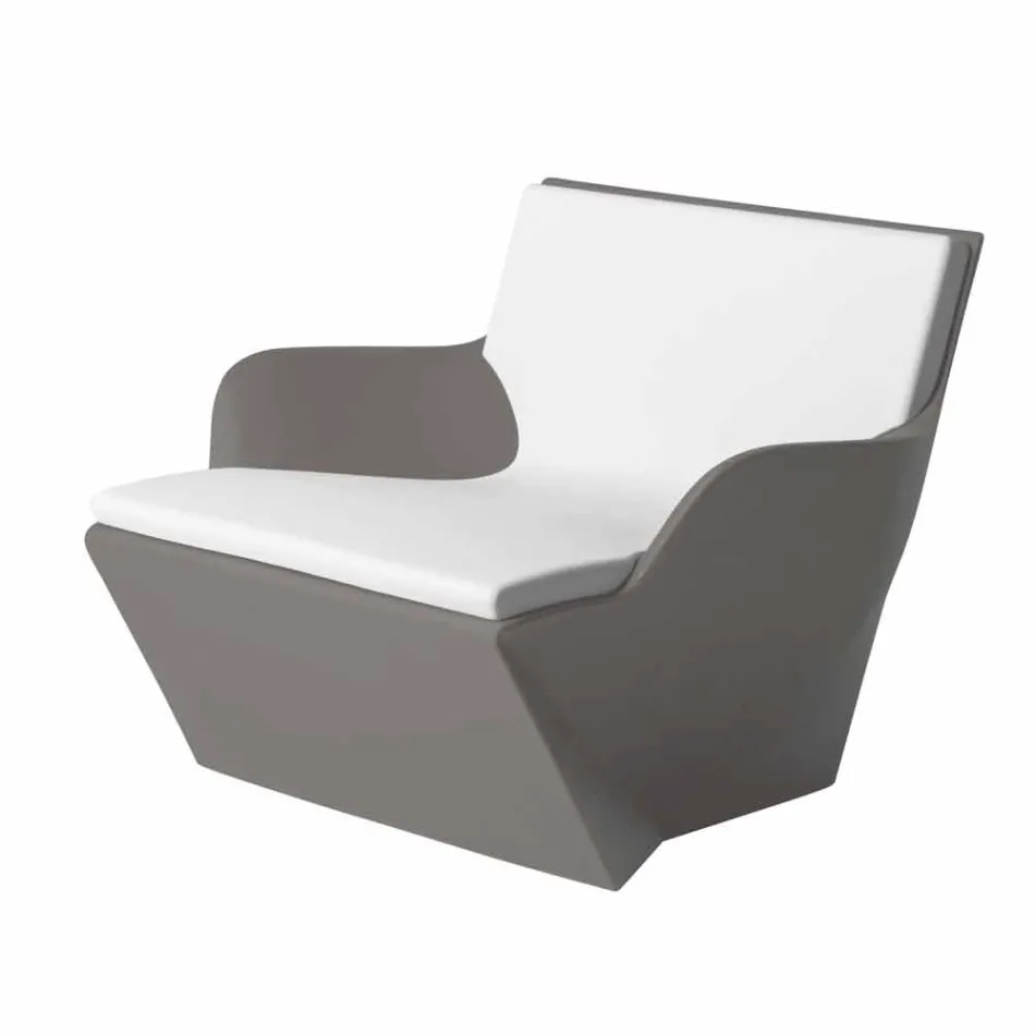 Fauteuil avec accoudoirs Slide Kami Design moderne fabriqué en Italie Viadurini