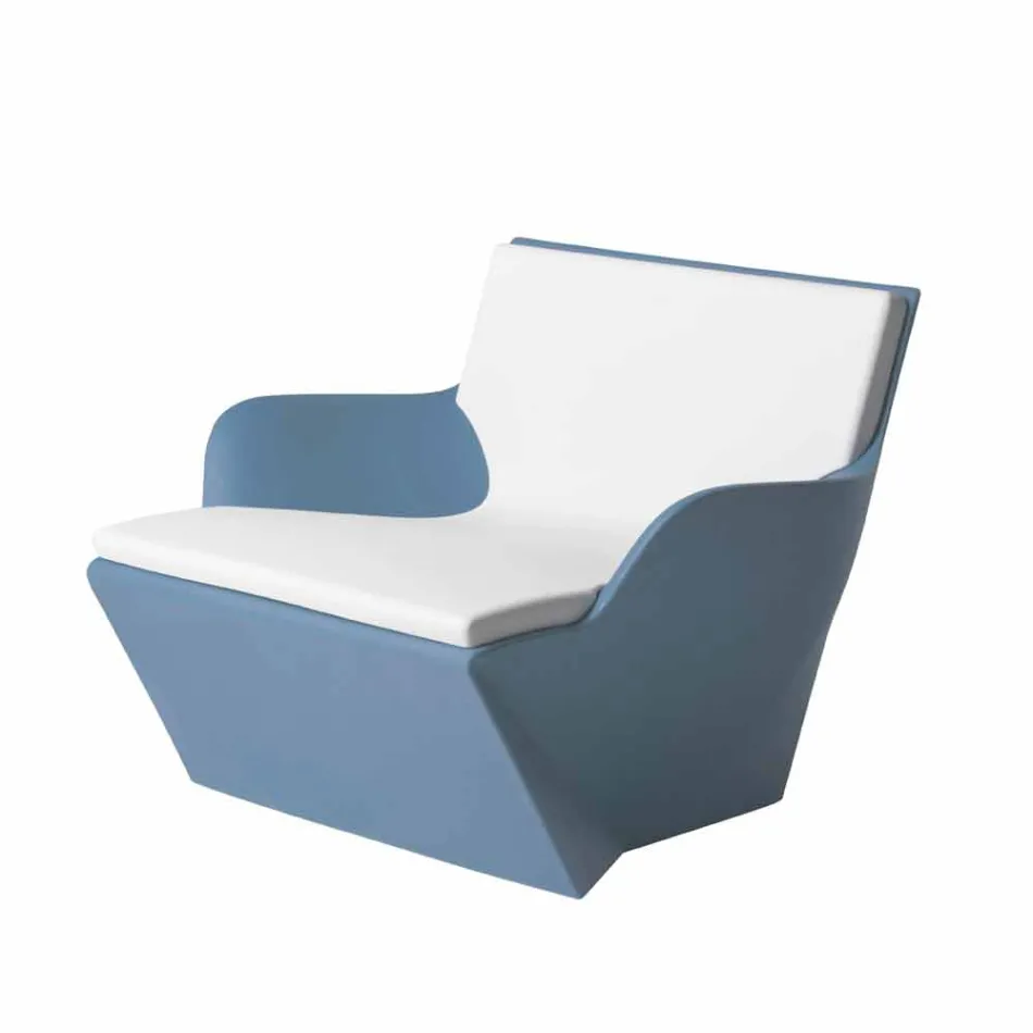 Fauteuil avec accoudoirs Slide Kami Design moderne fabriqué en Italie Viadurini