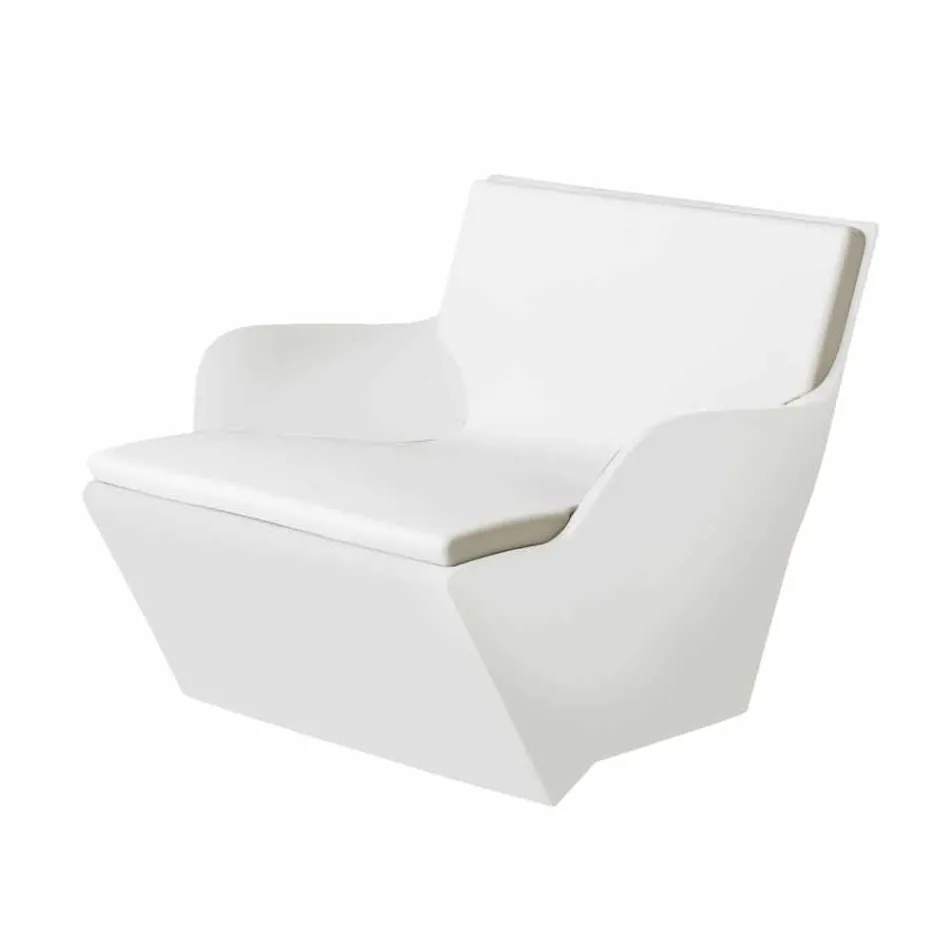 Fauteuil avec accoudoirs Slide Kami Design moderne fabriqué en Italie Viadurini