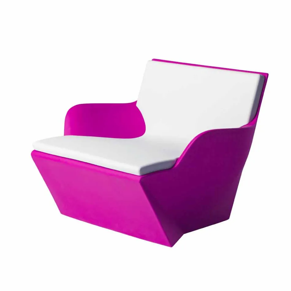 Fauteuil avec accoudoirs Slide Kami Design moderne fabriqué en Italie Viadurini
