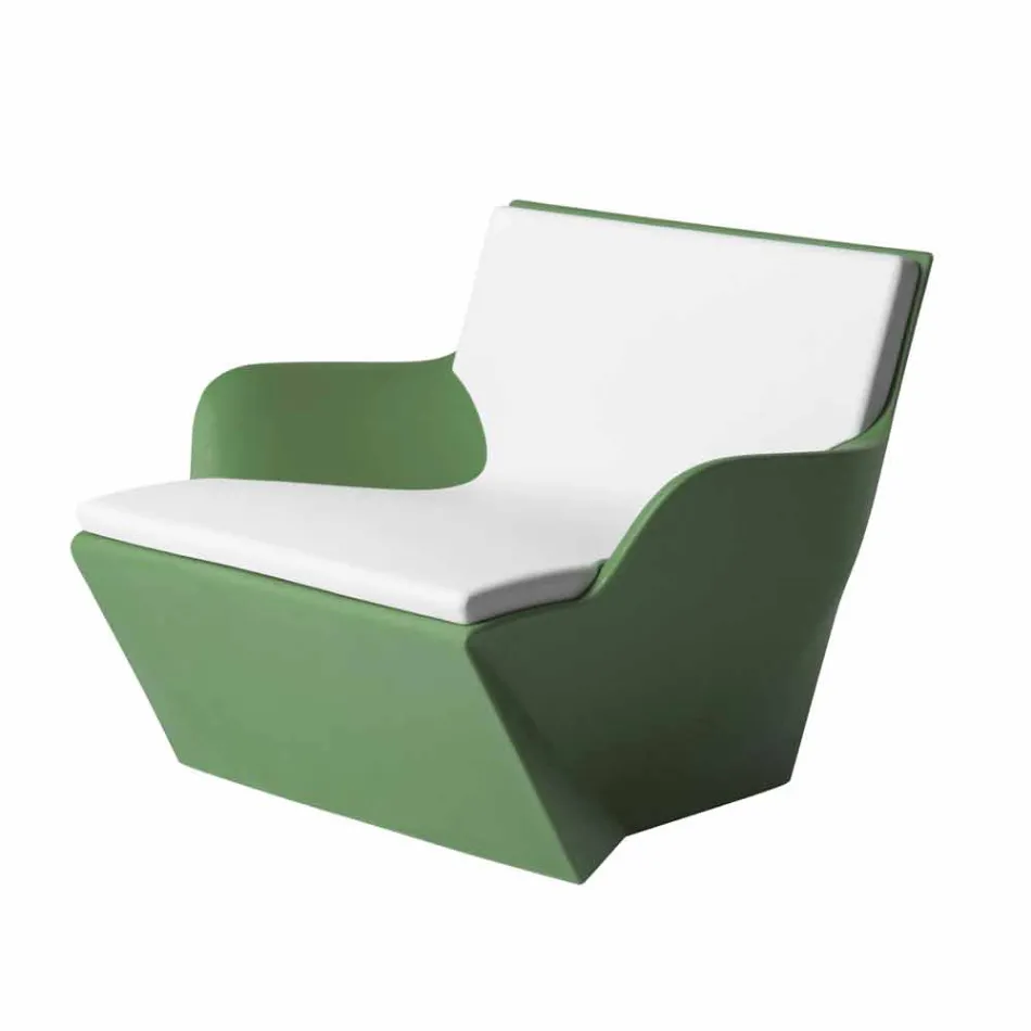Fauteuil avec accoudoirs Slide Kami Design moderne fabriqué en Italie Viadurini