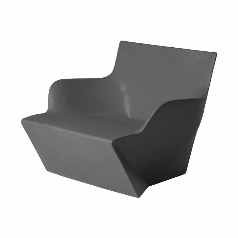 Fauteuil avec accoudoirs Slide Kami Design moderne fabriqué en Italie Viadurini