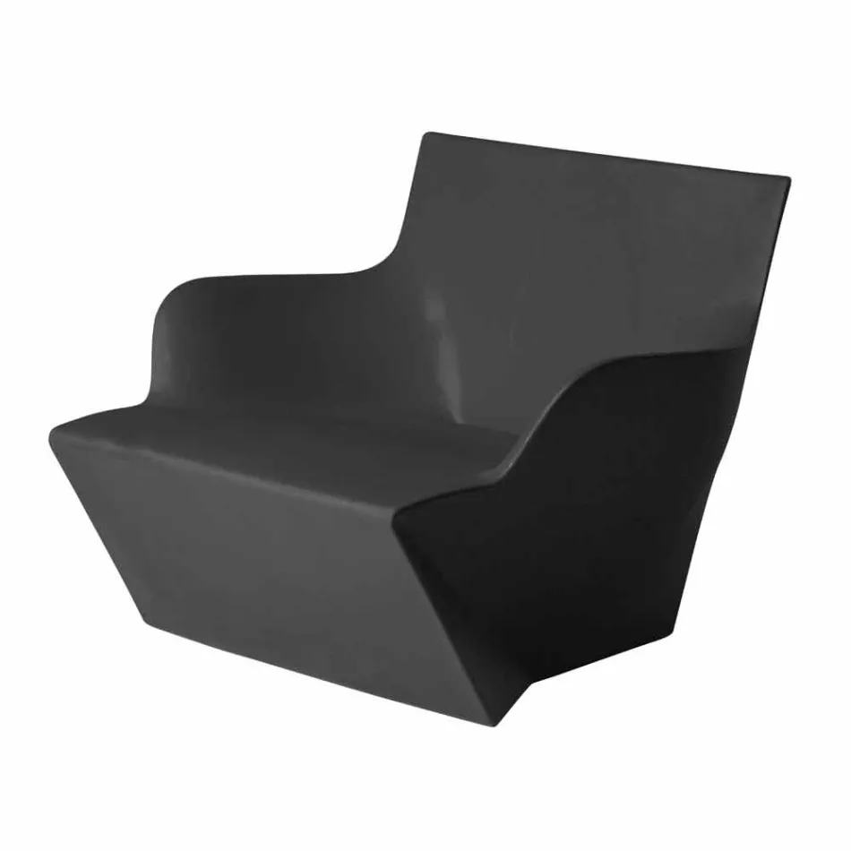 Fauteuil avec accoudoirs Slide Kami Design moderne fabriqué en Italie Viadurini