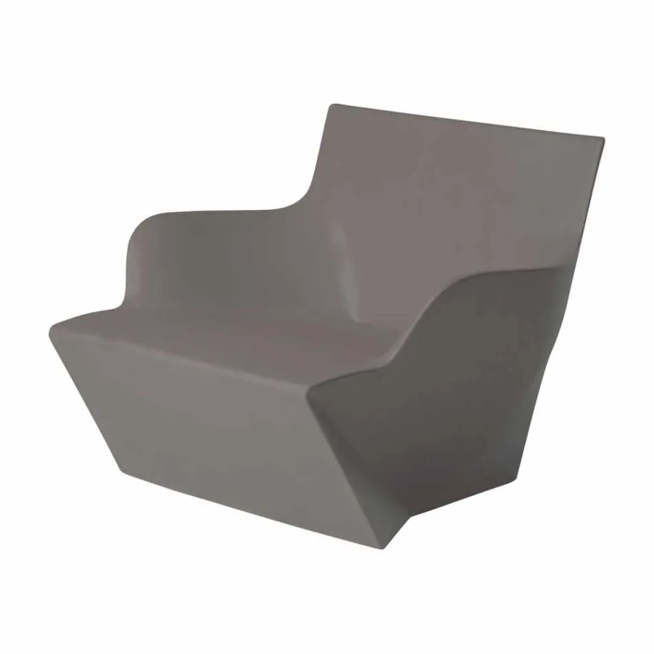 Fauteuil avec accoudoirs Slide Kami Design moderne fabriqué en Italie Viadurini