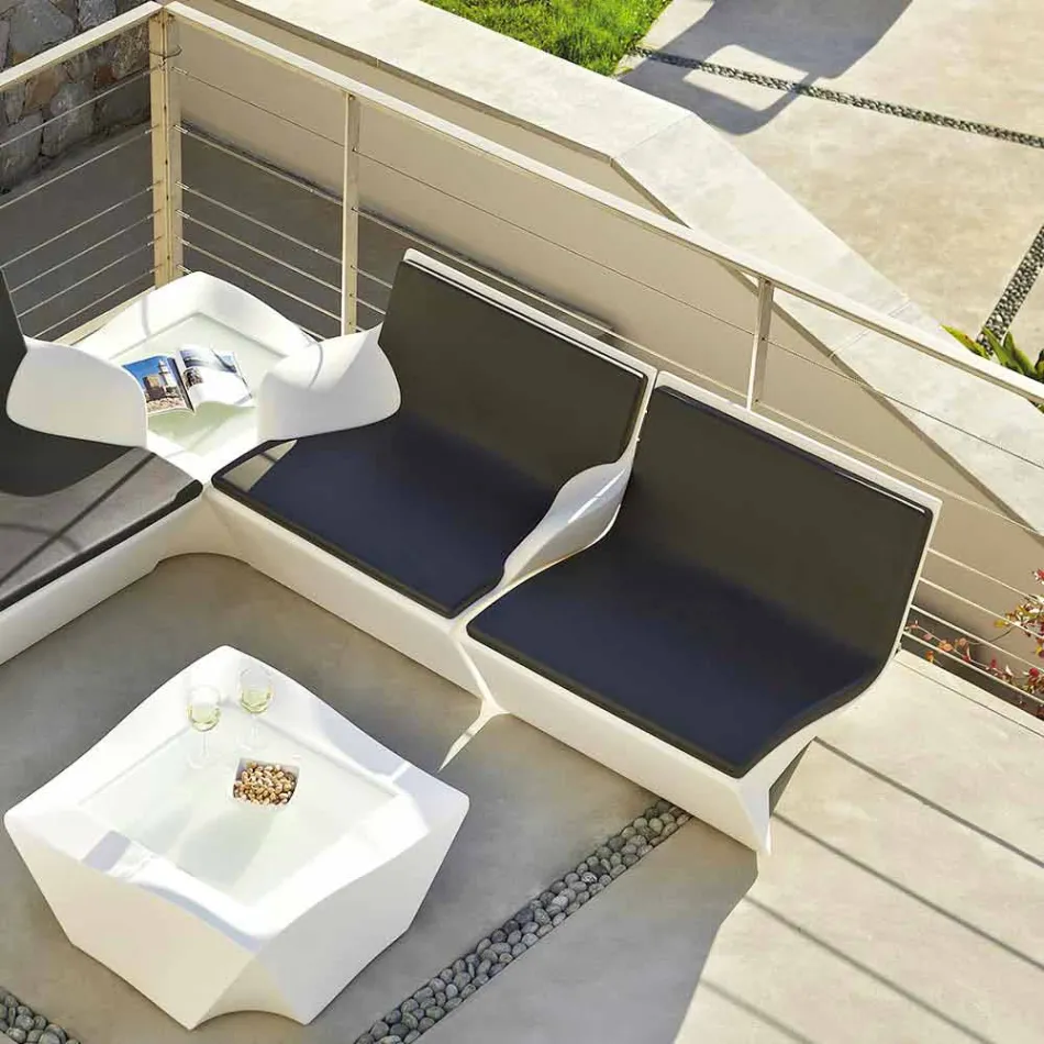 Fauteuil avec accoudoirs Slide Kami Design moderne fabriqué en Italie Viadurini