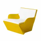 Fauteuil avec accoudoirs Slide Kami Design moderne fabriqué en Italie Viadurini
