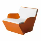Fauteuil avec accoudoirs Slide Kami Design moderne fabriqué en Italie Viadurini