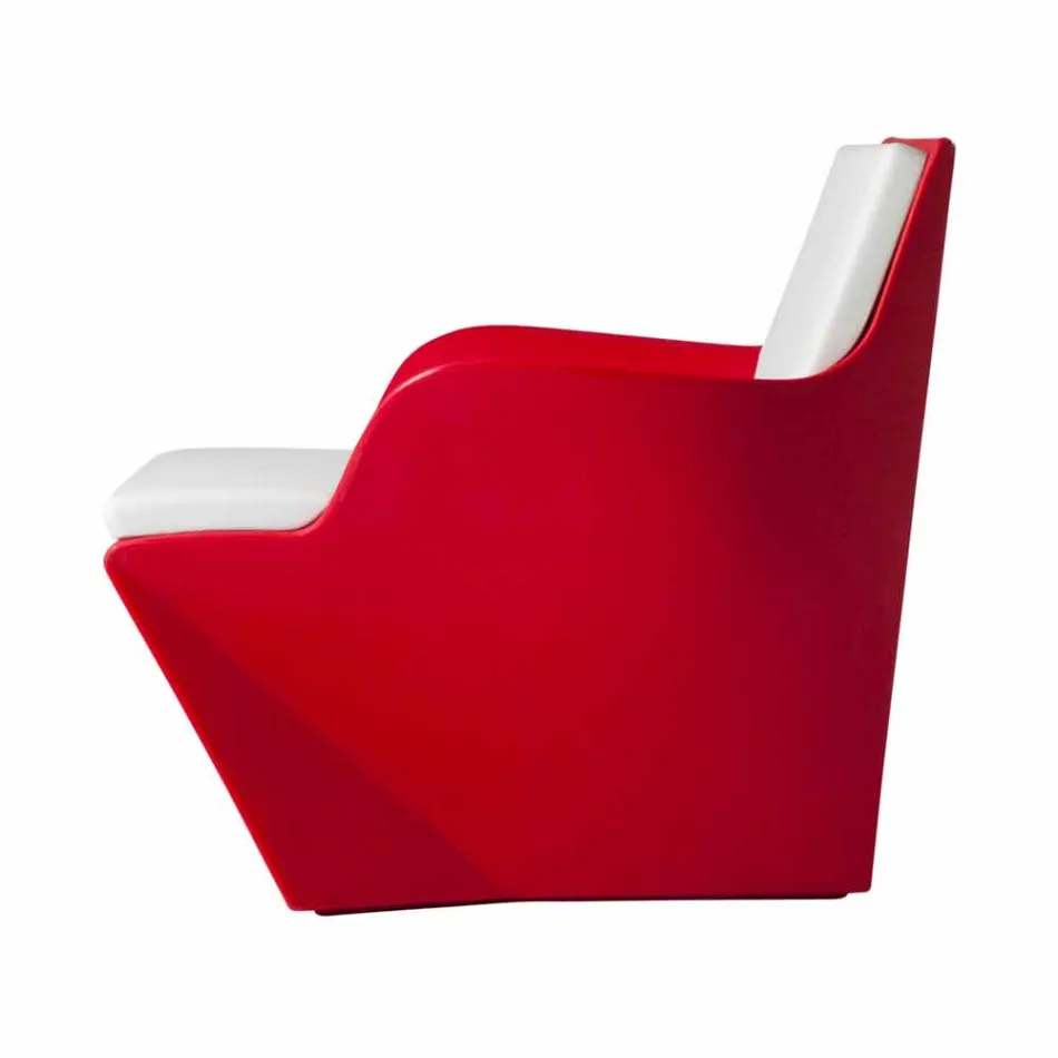 Fauteuil avec accoudoirs Slide Kami Design moderne fabriqué en Italie Viadurini