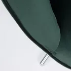 Fauteuil à Structure Réglable en Acier Chromé et Velours - Giulia Viadurini