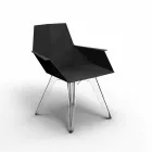 Fauteuil d'extérieur design Faz Vondom en polypropylène et polycarbonate Viadurini