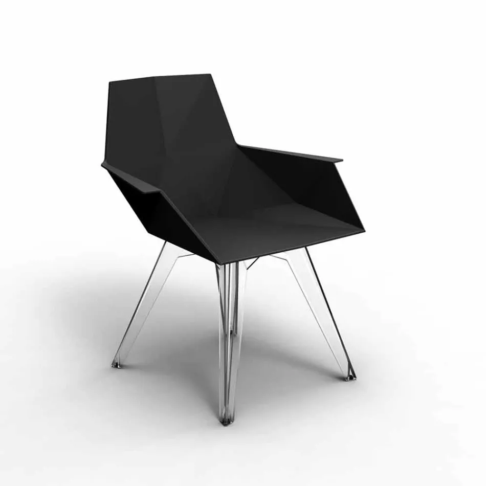Fauteuil d'extérieur design Faz Vondom en polypropylène et polycarbonate Viadurini