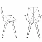 Fauteuil d'extérieur design Faz Vondom en polypropylène et polycarbonate Viadurini