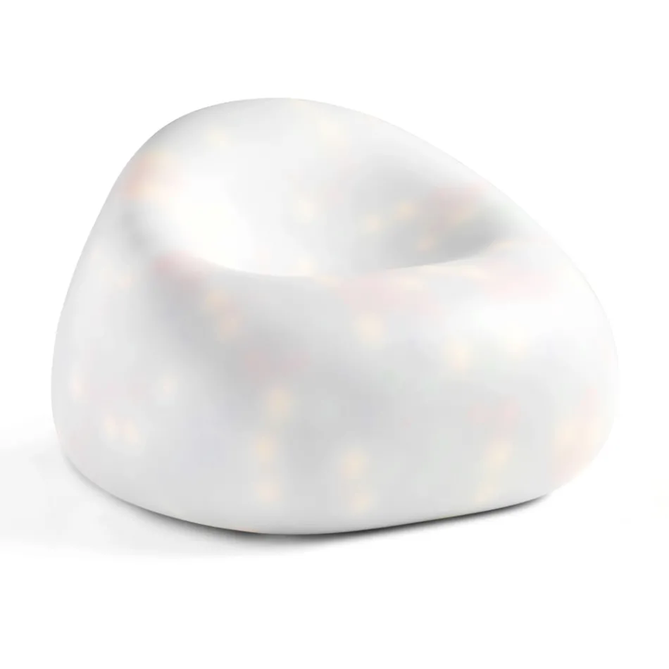 Fauteuil d'extérieur design en polyéthylène coloré fabriqué en Italie - Ervin Viadurini