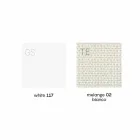 Fauteuil d'extérieur rembourré de design blanc et moderne - Samurai par Myyour Viadurini