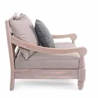 Homemotion - Fauteuil d'extérieur Nusadua Classic Design en bois de teck Viadurini