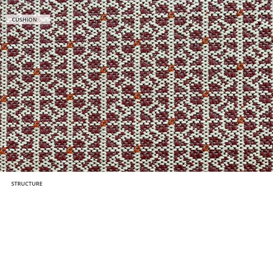 Fauteuil d'extérieur en métal avec coussin de luxe fabriqué en Italie - Karol Viadurini