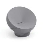 Fauteuil d'extérieur en polyéthylène disponible en plusieurs couleurs - Serviette Viadurini