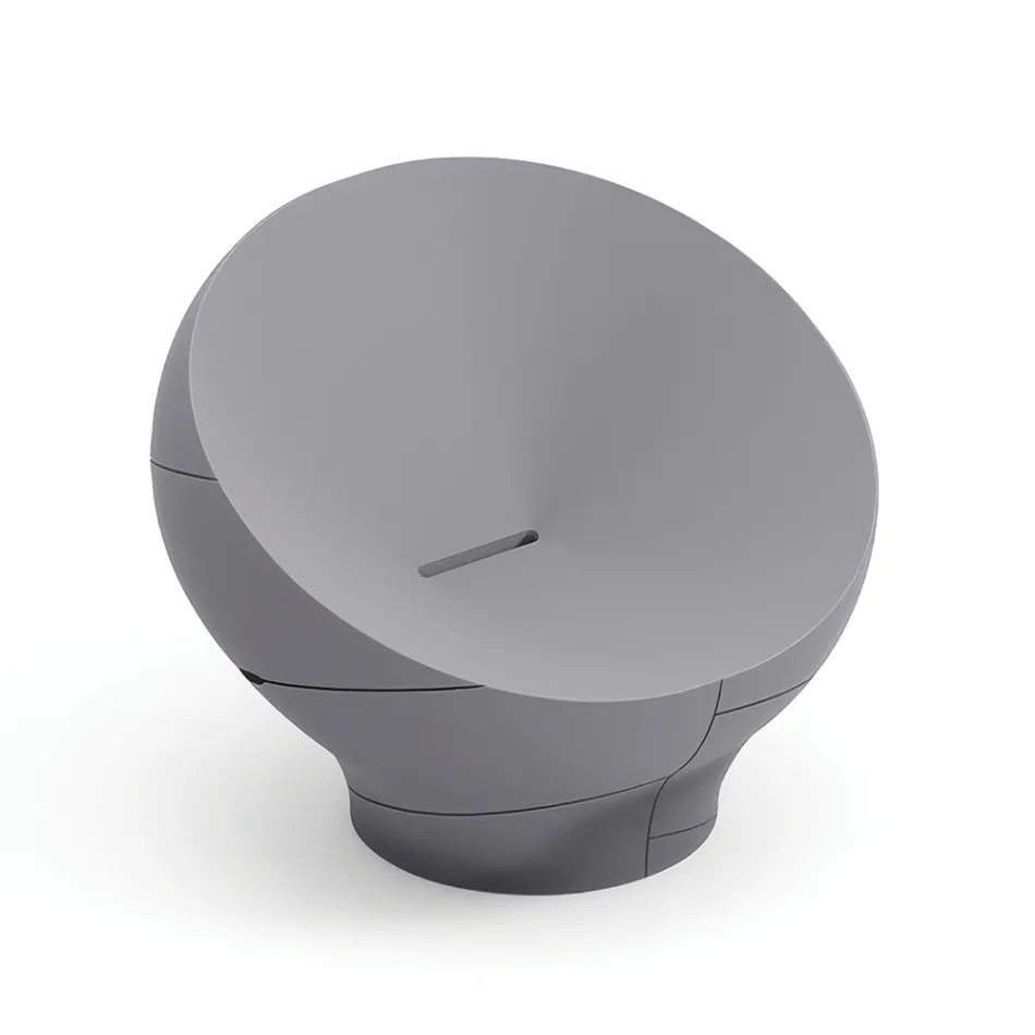 Fauteuil d'extérieur en polyéthylène disponible en plusieurs couleurs - Serviette Viadurini