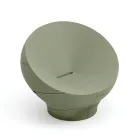 Fauteuil d'extérieur en polyéthylène disponible en plusieurs couleurs - Serviette Viadurini