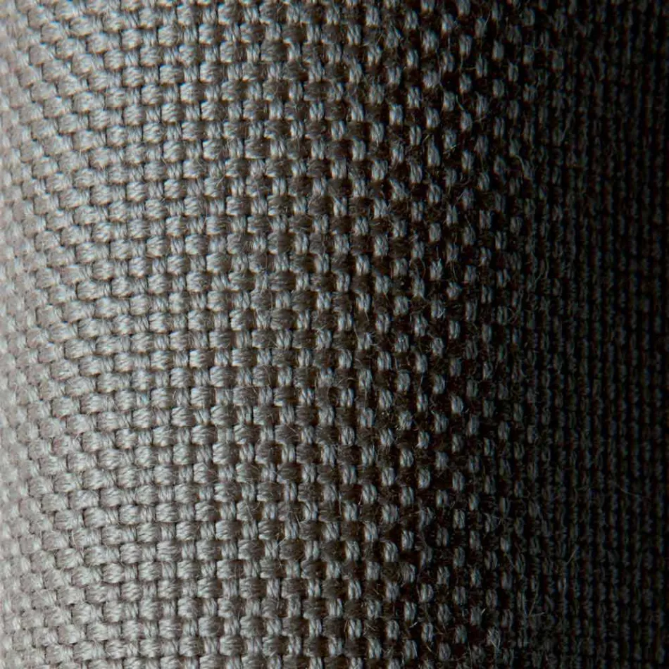 Fauteuil d'extérieur moderne en métal peint et tissu fabriqué en Italie - Olma Viadurini