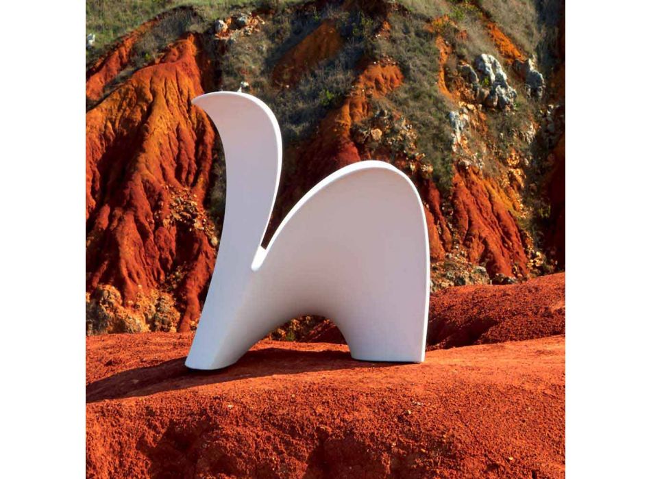 Fauteuil d'extérieur ou d'intérieur design en plastique coloré - Lily by Myyour Viadurini