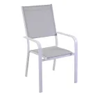Fauteuil d'extérieur en aluminium et textilène - Solar Viadurini