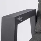 Fauteuil d'extérieur inclinable en tissu et aluminium, 2 pièces - Nathy Viadurini