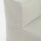 Fauteuil d'extérieur recouvert de tissu amovible, Homemotion - Lydia Viadurini