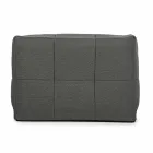 Fauteuil d'extérieur recouvert de tissu amovible, Homemotion - Lydia Viadurini