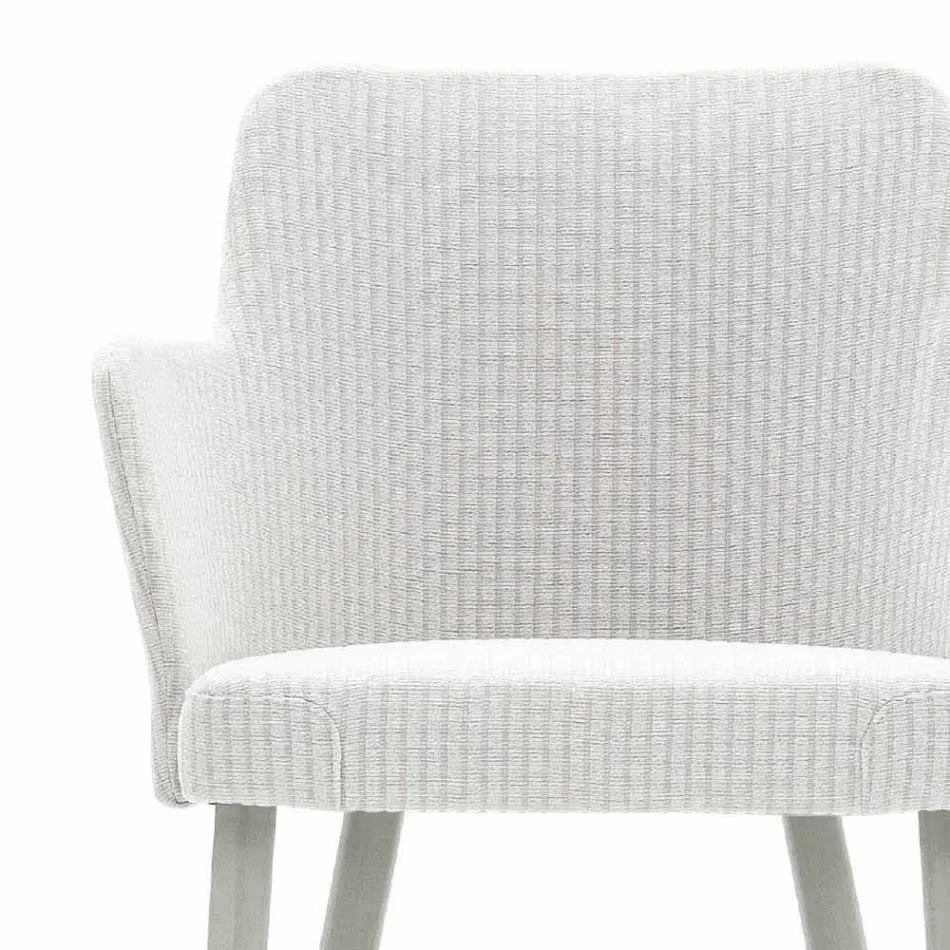 Fauteuil d'extérieur design Varaschin Emma en aluminium et tissu Viadurini