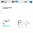 Fauteuil d'extérieur design Varaschin Emma en aluminium et tissu Viadurini