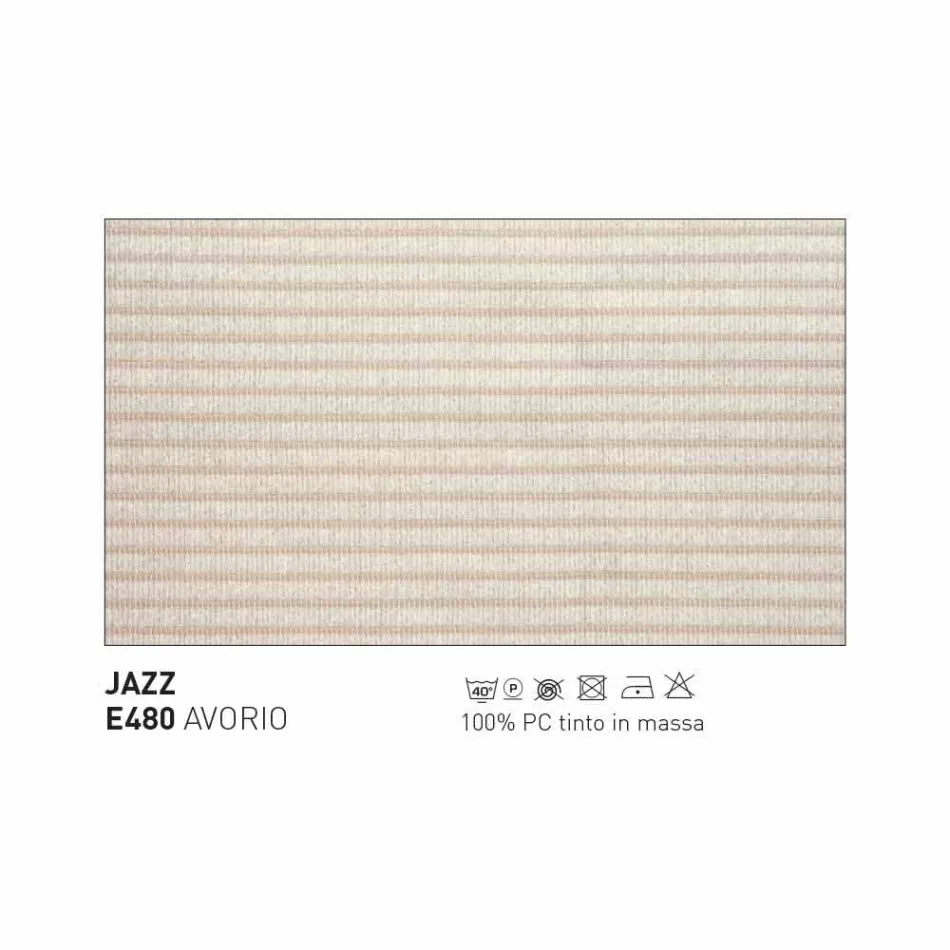 Fauteuil d'extérieur design Varaschin Emma en aluminium et tissu Viadurini