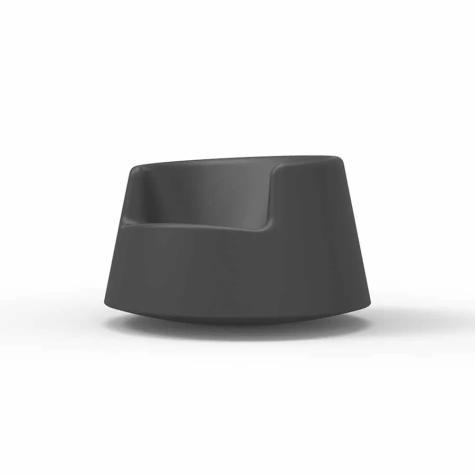 Fauteuil de jardin design contemporain Roulette Vondom en polyéthylène Viadurini
