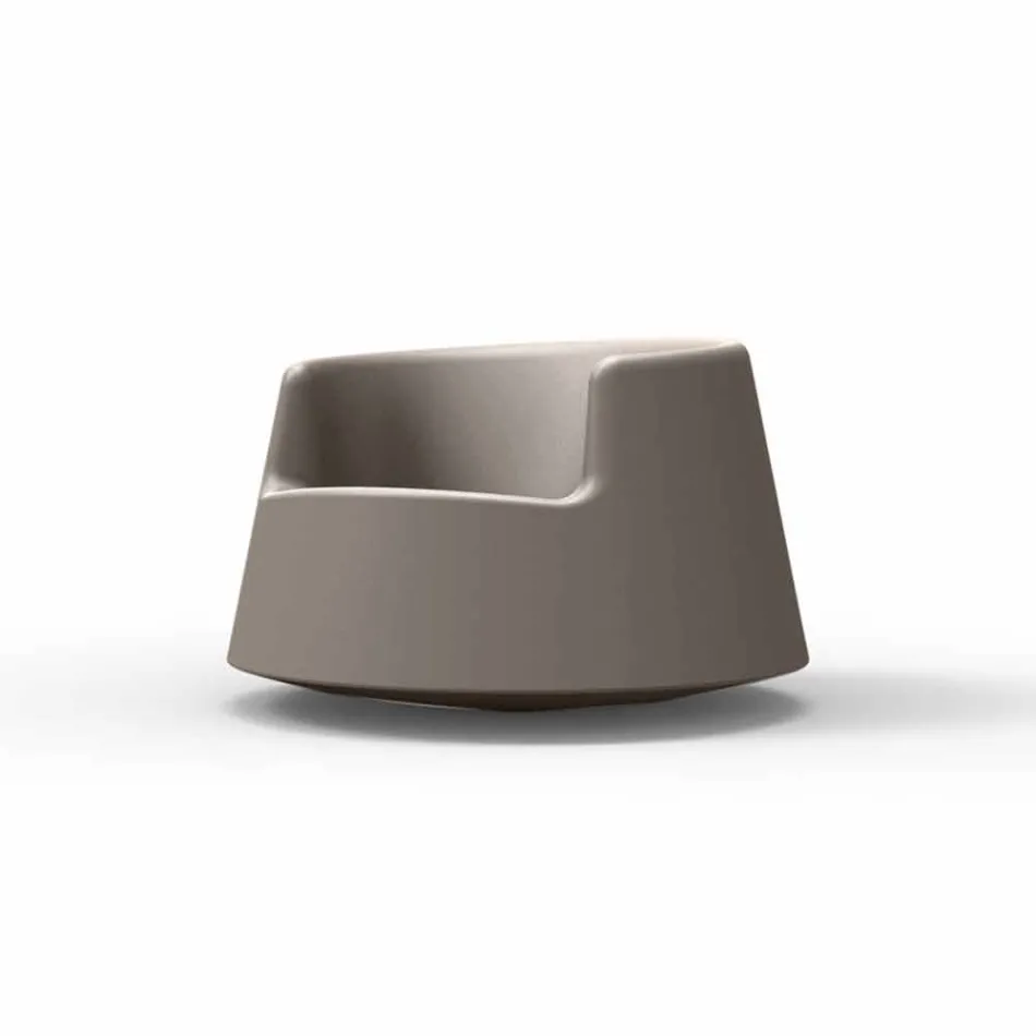 Fauteuil de jardin design contemporain Roulette Vondom en polyéthylène Viadurini