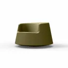 Fauteuil de jardin design contemporain Roulette Vondom en polyéthylène Viadurini