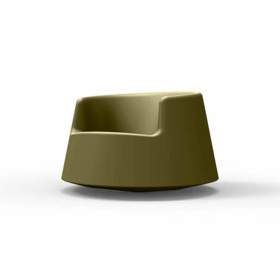 Fauteuil de jardin design contemporain Roulette Vondom en polyéthylène Viadurini