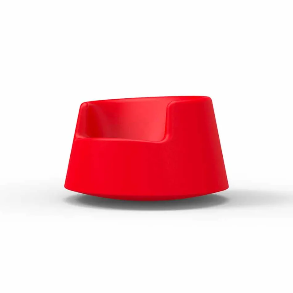 Fauteuil de jardin design contemporain Roulette Vondom en polyéthylène Viadurini