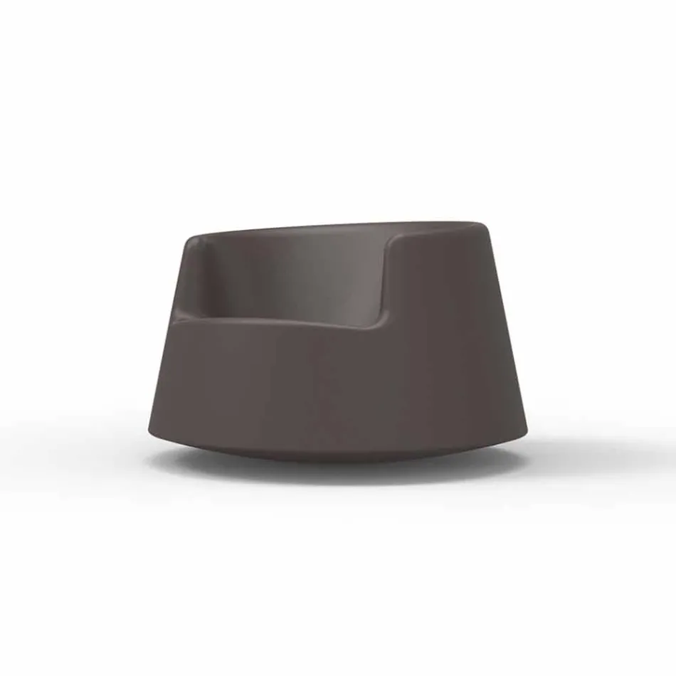 Fauteuil de jardin design contemporain Roulette Vondom en polyéthylène Viadurini