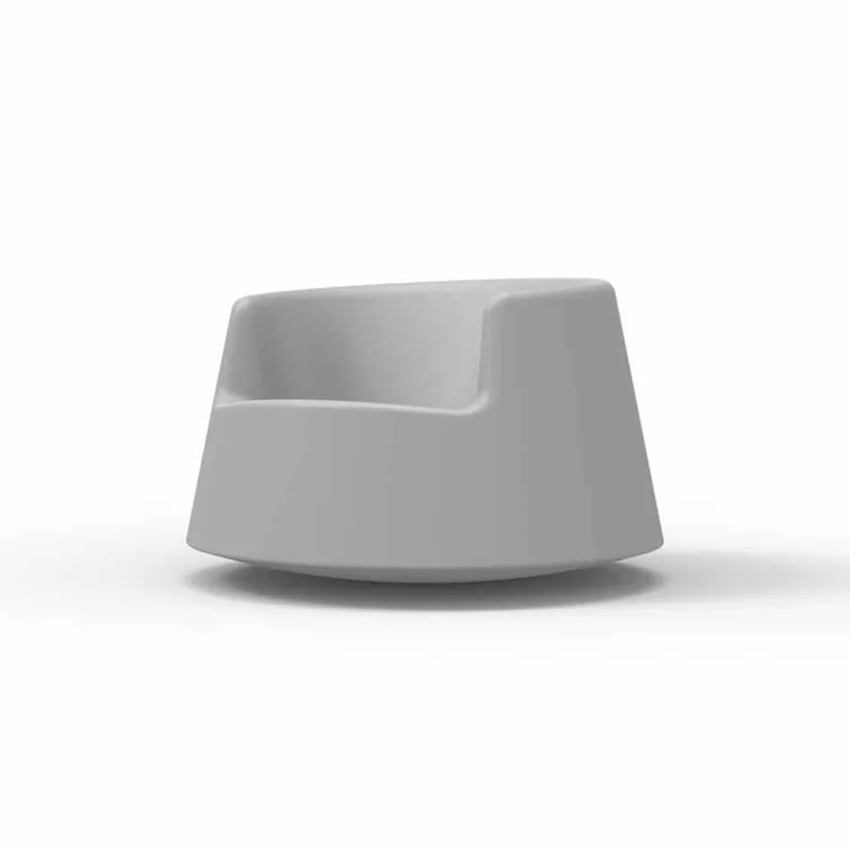 Fauteuil de jardin design contemporain Roulette Vondom en polyéthylène Viadurini