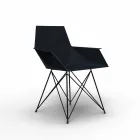 Fauteuil de jardin design Faz Vondom en polypropylène et acier inoxydable Viadurini