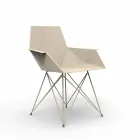 Fauteuil de jardin design Faz Vondom en polypropylène et acier inoxydable Viadurini
