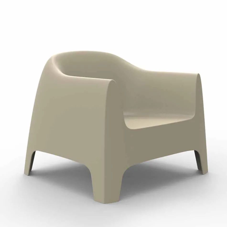 Fauteuil design Solid by Vondom en polypropylène Viadurini