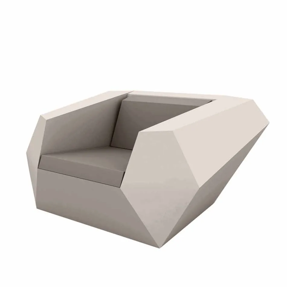 Fauteuil de jardin Faz de Vondom design moderne en polyéthylène Viadurini