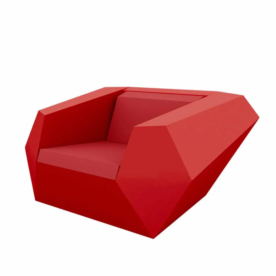 Fauteuil de jardin Faz de Vondom design moderne en polyéthylène Viadurini