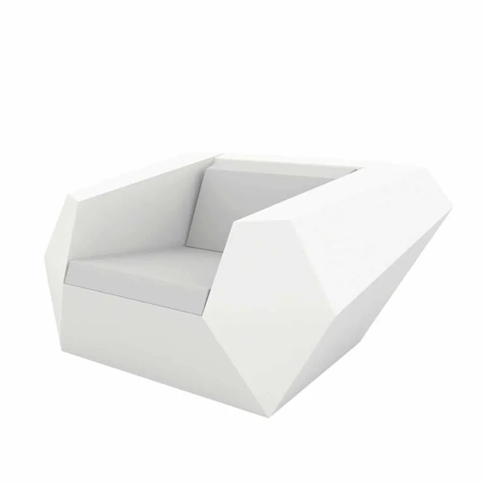Fauteuil de jardin Faz de Vondom design moderne en polyéthylène Viadurini