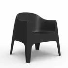 Fauteuil de jardin empilable Solid by Vondom, en polypropylène Viadurini