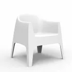 Fauteuil de jardin empilable Solid by Vondom, en polypropylène Viadurini