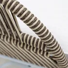 Fauteuil de jardin en aluminium et tissage de corde - Alcor Viadurini