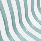 Fauteuil de jardin empilable en métal fabriqué en Italie 2 pièces - Simply Viadurini